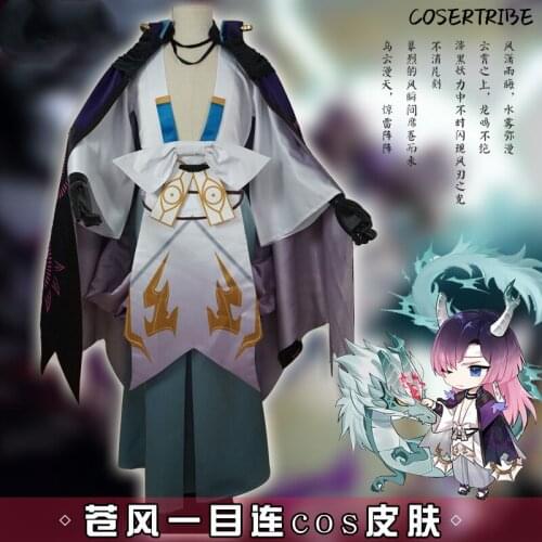 [Customized] Anime Onmyoji ICHIMOKU REN New Skin Japanese Kimono Gorgeous Cosplay Costume UnisexHalloween Free Shipping 2019