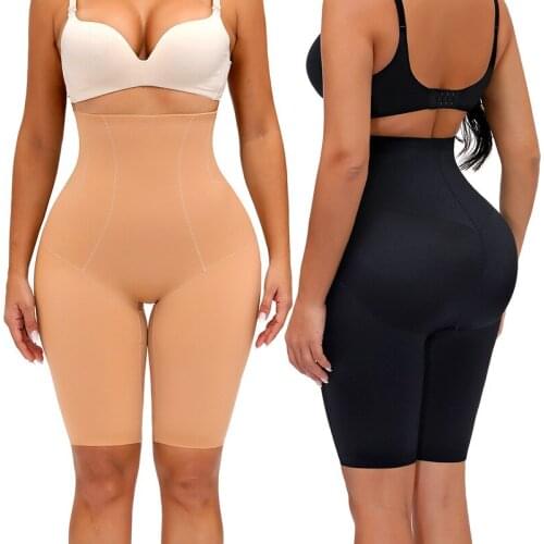 Dropshipping Waist Trainer Women Plus Size Shapewear Tummy Slimming Leg Underwear Shaper Butt Lifter High Waist Control Panties