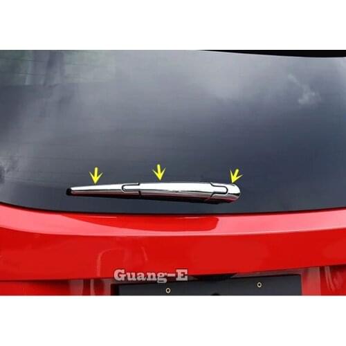 For Jeep Renegade 2016 2017 2018 2019 2020 Car ABS Chrome Car Rear Back Glass Wiper Wash Nozzle Frame Trim Tail Window Trim