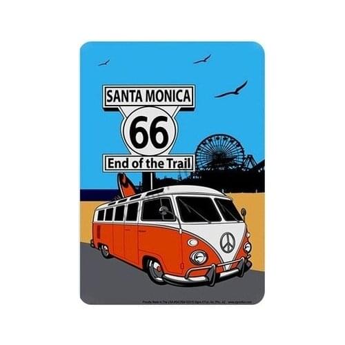 Newest Style Route 66 Plaque Vintage Metal Tin Signs Home Bar Garage Decoration Shabby Chic Discover America Wall Stickers WY2
