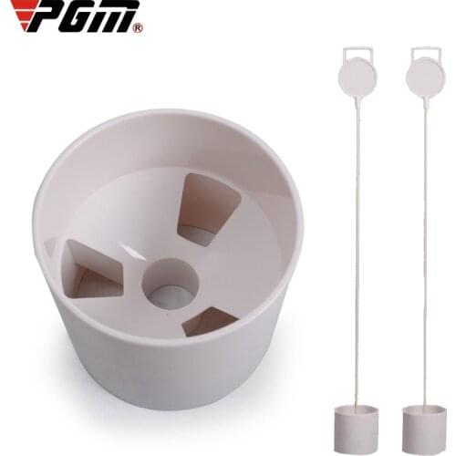 Golf Putting Green Backyard Plastic Practice Hole Cup Flag Stick Pitch Golf Equipment White