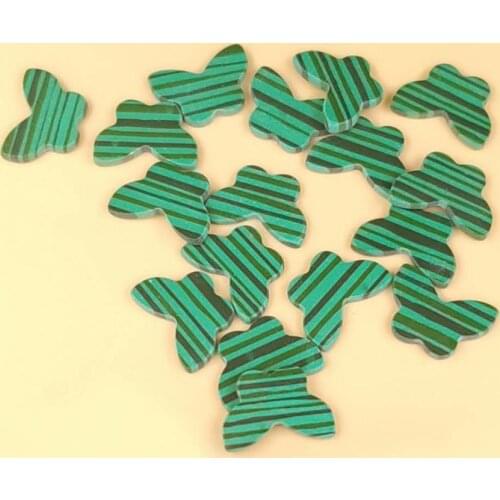 Flat Butterfly Synthetic Malachite Stone Cabochons CABs Jewelry 8x11mm 12x16mm Cabochon DIY Craft No Drilling Hole