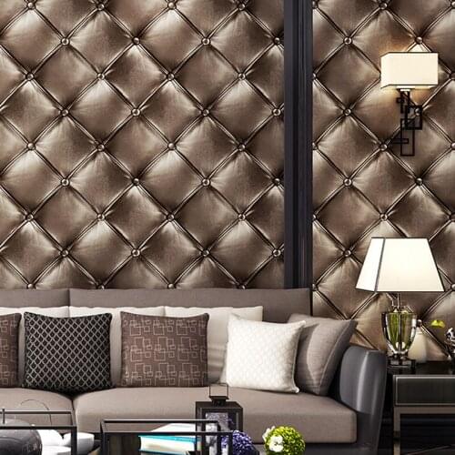 Modern Simple 3D Geometric Marble Wallpaper Golden Line Photo Wall Murals Living Room Bedroom Background Wall Painting 3D Fresco