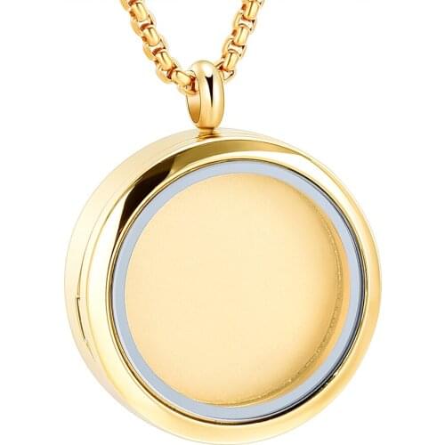 Glass Urn Neckalce for Ashes Stainless Steel Cremation Jewelry for Human Pet Keepsake Pendant Necklace Free Engrave