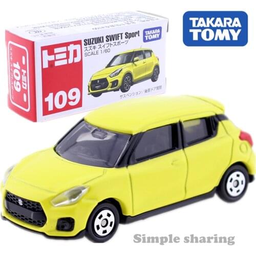 Takara Tomy Tomica N0.109 Suzuki Swift Sport Scale 1/60 Car Hot Pop Kids Toys Motor Vehicle Diecast Metal Model Collectibles New