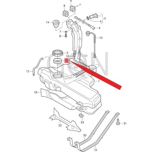 Seal ring Vol ksw age nAm aro kAm eoC raf ter Fox Pol oSe dan Sav eir oVo ya ge nut with non-return washer, stop washer