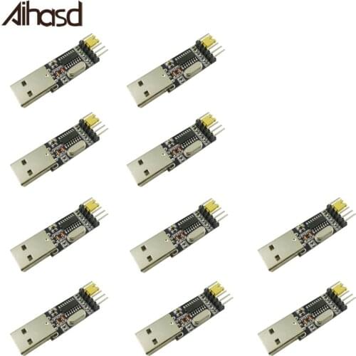 10PCS/LOT USB to TTL UART Module CH340G CH340 3.3V 5V Serial Converter Switch Instead of CP2102 PL2303