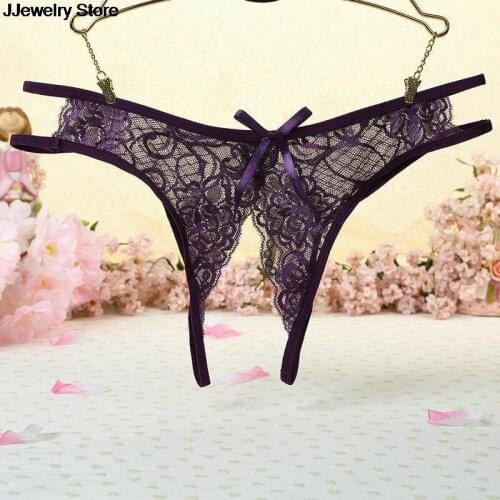 1X Women Sexy Lingerie Sex Wear Briefs Hot Erotic Panties Porn Lace Transparent Underwear Crotchless