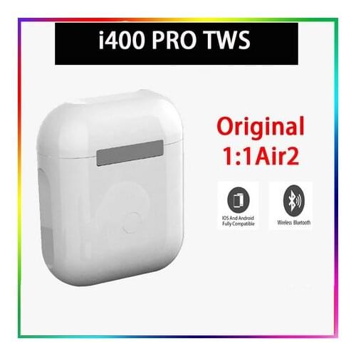 2021 Original i400 PRO TWS 1:1 GPS Rename Wireless Bluetooth Headsets PK i7 i11 ST3