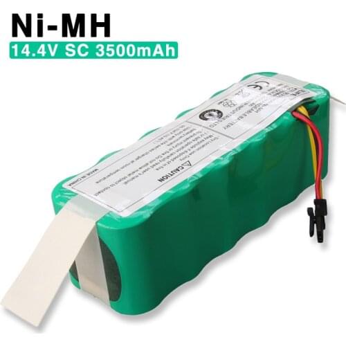 NI-MH 14.4V SC 3500mAh Rechargeable Robot Cleaner Battery for Ecovacs CR120 panda X500 X580 Dibea X500 X580 X600