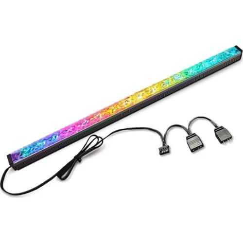 ALLOYSEED Diamond Lens ARGB Chassis Case LED Light Bar for PC Case Desktop Computer Chassis Decorative LED Light Strip New