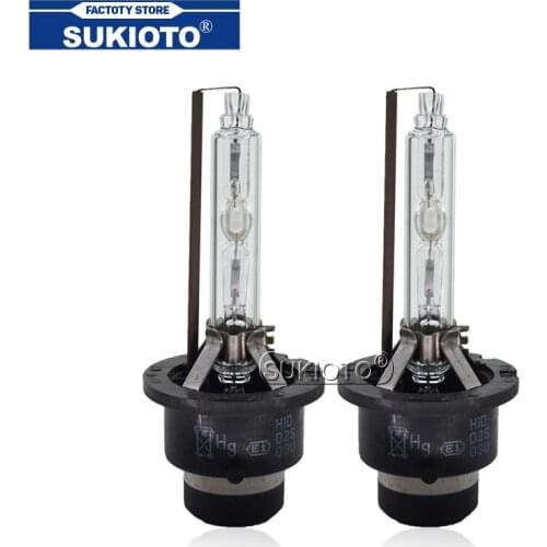 SUKIOTO 2PCS Super Fast Bright 5500K 35W D2S D2R D4R D4S Auto Headlight Lamp Anti-UV H1 H3 H7 H11 9012 HIR2 D2H Xenon Bulb Light