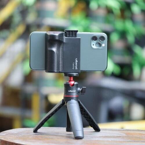 Wireless Bluetooth Smartphone Selfie Booster Portable One-handed Handle Grip Phone Stabilizer Stand Holder Shutter Release