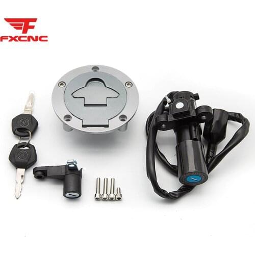 For Yamaha YZF R25 R3 2015-2019 Motorcycle Ignition Key Switch Seat Lock Fuel Tank Gas Cap Cover Set For Yamaha YZF-R25R3 15-19