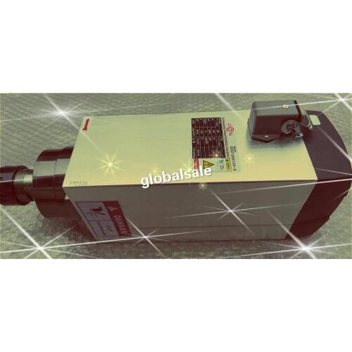 GDZ120x103-6 6kw AC220V 18000rpm air cooled Spindle Motor ER32 Collect with 4pcs Ceramic bearings