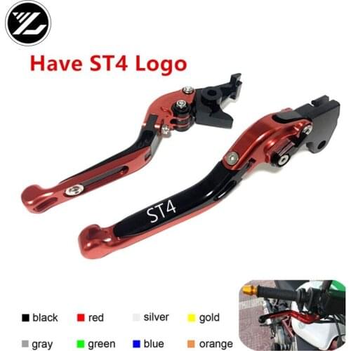 Have ST4 Logo for DUCATI ST4/S/ABS 2004-2006 ST4S 2003 Motorcycle Folding Extendable Brake Clutch Levers Motorbike Brakes