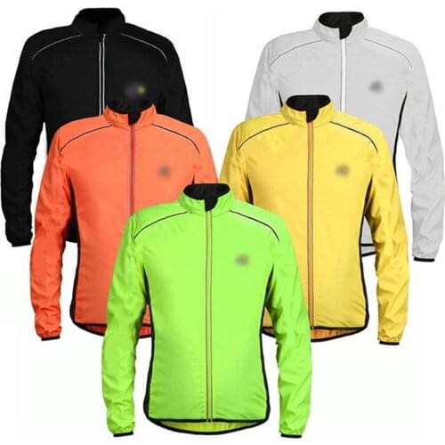 Outdoor Cycling Jackets Breathable Quick Dry Sunscreen Sports Jacket Windshield Bike Riding Clothes Fashion Mens Windbreaker