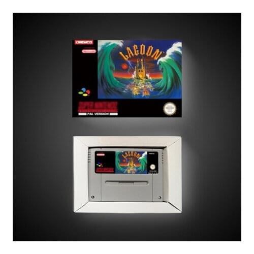 Lagoon - EUR Version RPG Game Card Battery Save With Retail Box