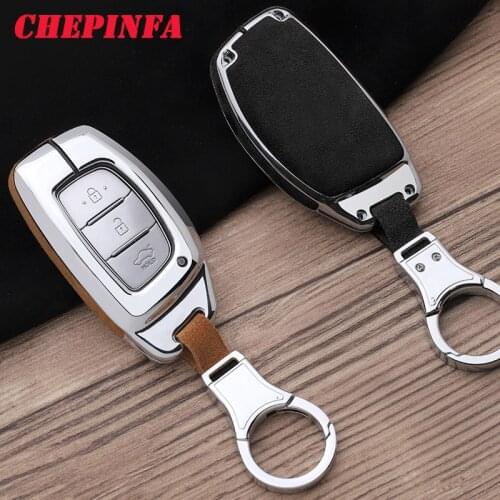 Metal Car Key Cover Case Shell For Hyundai I20 I30 IX35 I35 Accent Kia Picanto Sportage K5 3 Buttons Flip Folding Remote Key Cas