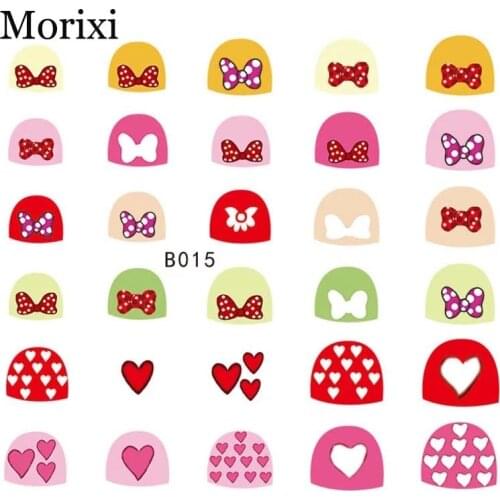 Cartoon nail art sticker for kids decoration flower animals girls image printing mini size baby nail decals WG012