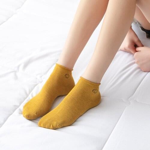 3 Pairs Cute Pattern Socks Women Cotton Socks Ankle Short Casual Funny Sock Fashion Summer Spring Meias Female Laides Calcetines