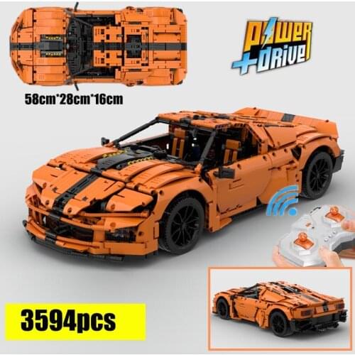 NEW RC Motor Power Function fusion GT z88 Super Car Aventador Fit lepinings moc-47799 Building Kit Block Bricks Diy boy Toy Gift
