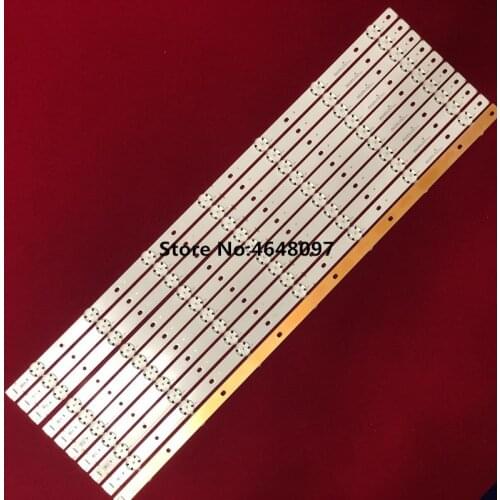 New Kit 1set=10 PCS 3V 610mm LED backlight strip 7 lamps for Vizio E60U-D3 SVG600A26 _Rev02_UHD_151215