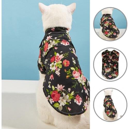 Polyester Durable Comfortable Pet Dog Cat Shirt Wide Application Pet Clothes Fine Workmanship for Outdoor
