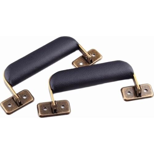 Luggage Handle Leather Handle Vintage Style Replacement Strap Handle Suitcase Pull Handle for Trunk Handbag Briefcase