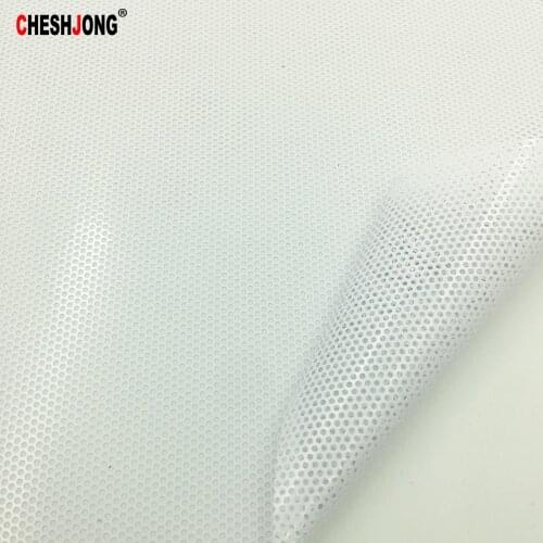 Mesh Film One Way Vision Tint Perforated White Fly Eye Window Car Rear Light Headlight Wrap Sticker Motorcycle Scooter Decals