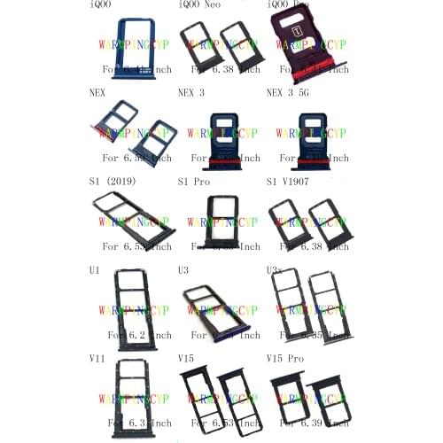 SIM Card For vivo iQOO Neo Pro NEX 3 5G DUAL DISPLAY S1 2019 V1907 U1 U3 U3x V11 V15 V1824BA MONSTER V1824A V1923A V1923T V1924A