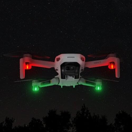 Universal Drone Flash Strobe Lamp Night Flying Flight Light For DJI FPV/Mavic Pro/Air 2/Mini 2 Spark Zoom 3M+Battery Accessories