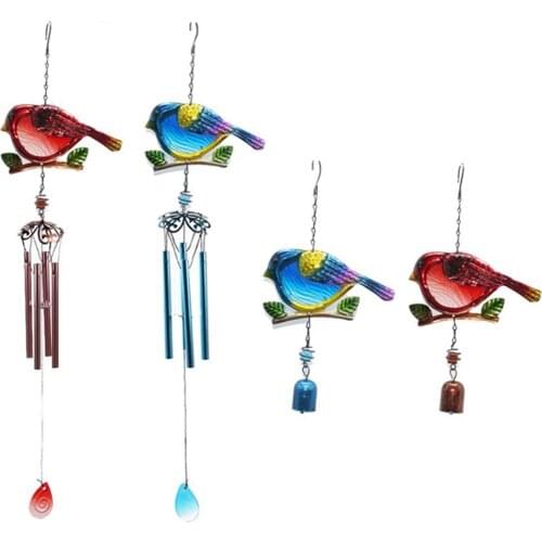 Rustic Bird Wind Chime Outdoor, Metal Wind Chimes for Ourdoor & Indoor, Garden, , Patio and Home Décor