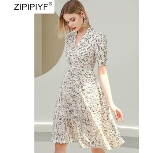 ZIPIPIYF Short Sleeve Dresses