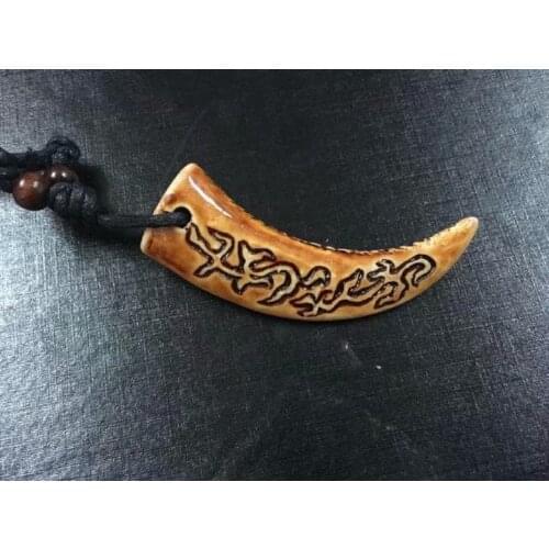 15 pcs Hot Sale Necklace Charm Mens Carve Wooden bead Strings Simulation