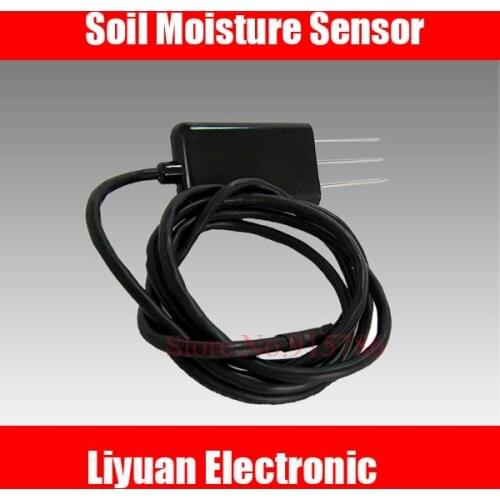 4-20MA Current Output Waterproof Soil Moisture Sensor 0-2V Voltage Soil Temperature Moisture Sensor for Agricultural Irrigatio