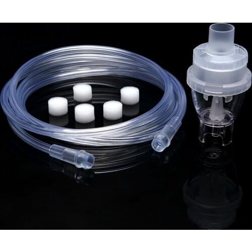 6mlAtomized Cup& Atomizer Soft Tube Filter Sponge Inhaler Catheter Air Compressor Nebulizer Medicine Bottle Nebulizer Accessorie