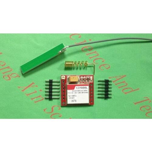 Free shipping 1 pcs/lot SIM800 SIM800L module SIM800L + antennae /good quality