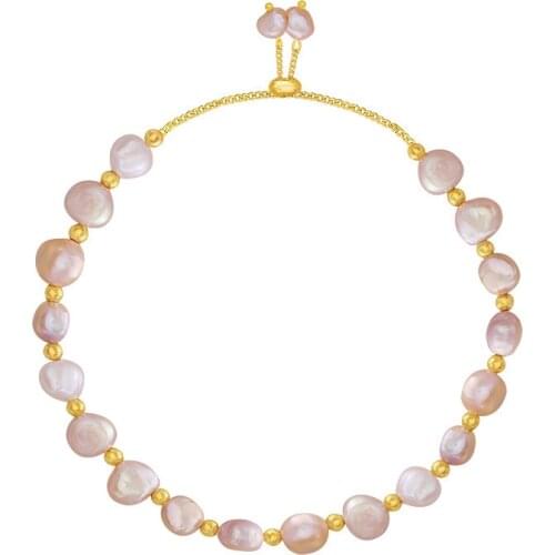 Baroque natural pearl girlfriends Bracelet design jewelry sisters Keepsake net red Bracelet