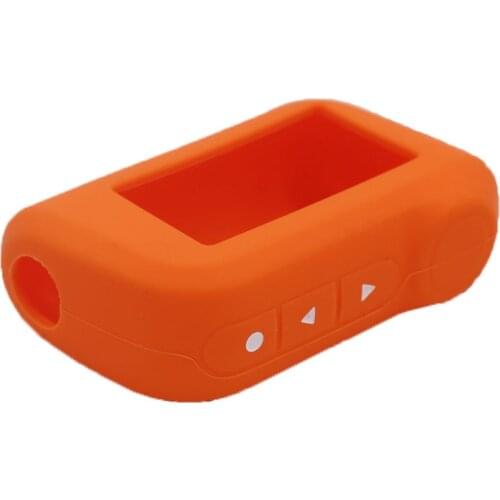 2PC Key Cover B9/B6 Silicone Case for Starline B9 B6 A91 A61 V7 LCD KGB FX-5 Jaguar LCD Keychain Car Remote 2 Way Alarm