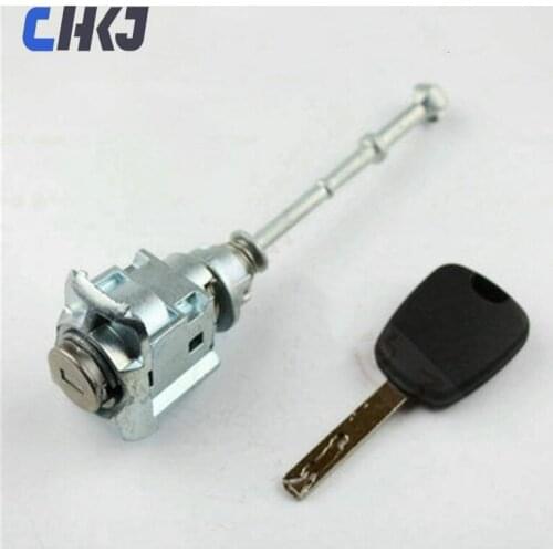 CHKJ For Dongfeng Peugeot logo 408 Left Front Door Lock Cylinder Central Control Door Lock Full Car Lock with a key Good quality