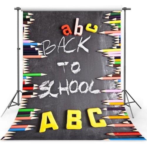 Background photography Back to school background colour pencil Child backdrop decoration photocall background photo studio fund
