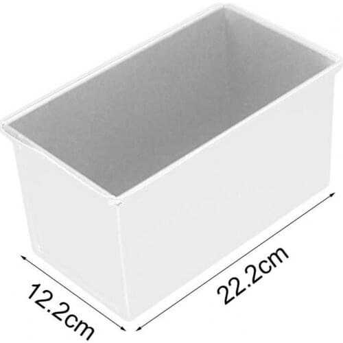 Toast Mold Non-stick with Lid Aluminum Alloy Non-Stick Bread Pan for Chocolate Brownies