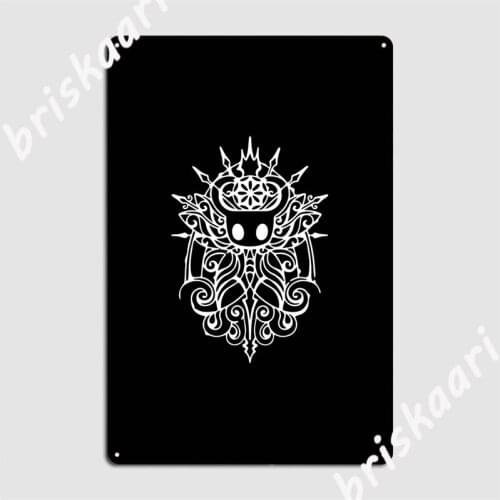 Hollow Knight Metal Signs Cinema Garage Wall Vintage Plaques Tin sign Posters