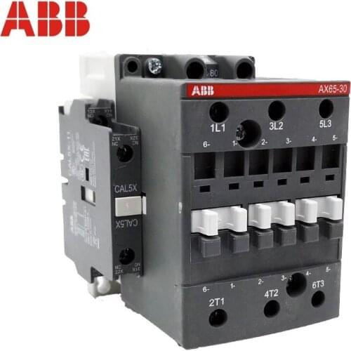 ABB 3-ploe contactors AX series 1NC & 1NO 50HZ/60HZ 24V~440V 65A AX65-30-11