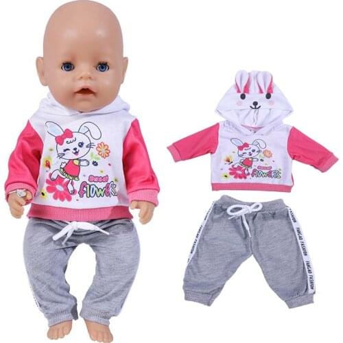 Doll Clothes For 43cm Baby Dolls Jacket Clothes for 17" 43cm Baby Reborn Doll Down Coat Children Doll Toys Wear