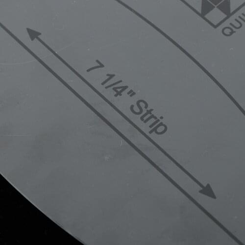 Quilting Acrylic Black Line Patchwork Ruler Kit for Drawing Sewing Template