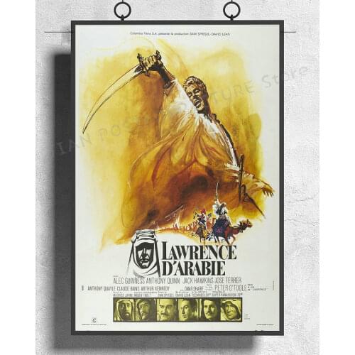 NJ409 LAWRENCE OF ARABIA Movie 1962 Classic Wall Sticker Silk Poster Art Home Decoration