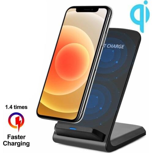 NEW Wireless Charging Stand For iPhone 12/12Pro Portable 10W QI Charger Pad Stand Dock Holder For iPhone 12 Pro Max O18