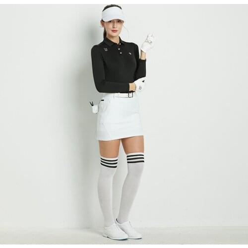 The new golf thickened womens skirt slim slimming autumn and winter pleated skirt outdoor sports comfortable and breathable